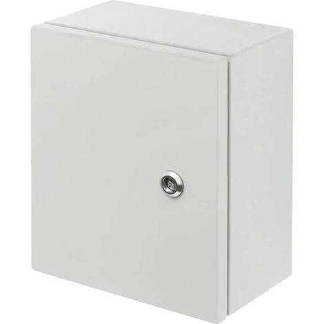 Boîte Électrique, Serrure de Sécurité, Utilisation Intérieure/Extérieure, GRIS (1/2)