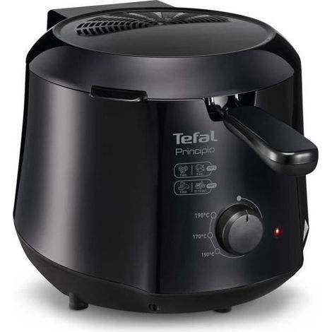 Tefal Principio Friteuse électrique compacte noir 1000W