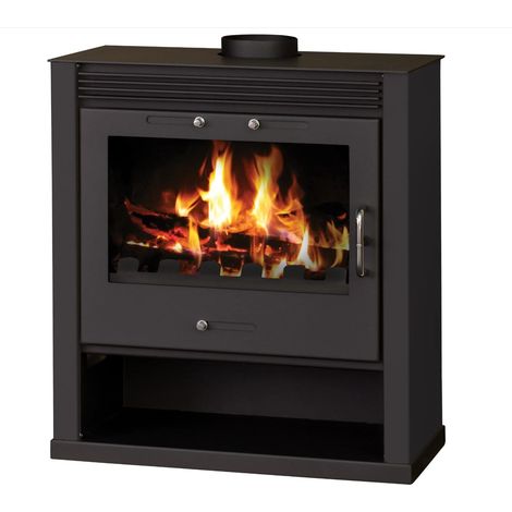 Stufa a legna Victoria Rubin da 11,4 kW colore nero (1/5)