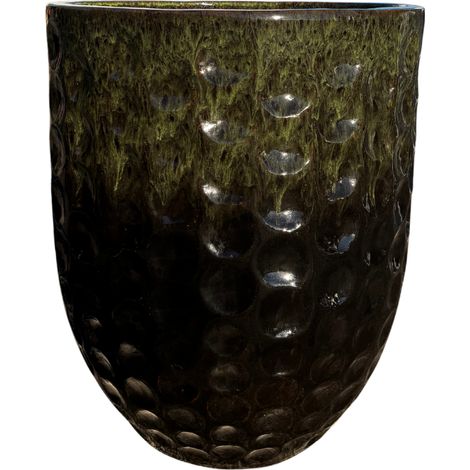 Macetero MEROVEE 55x65cm negro y verde (1/5)