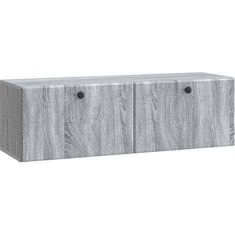 Maison Exclusive - Mobile Porta TV da Muro 98 x 31 x 30 cm Sonoma grigio (1/5)