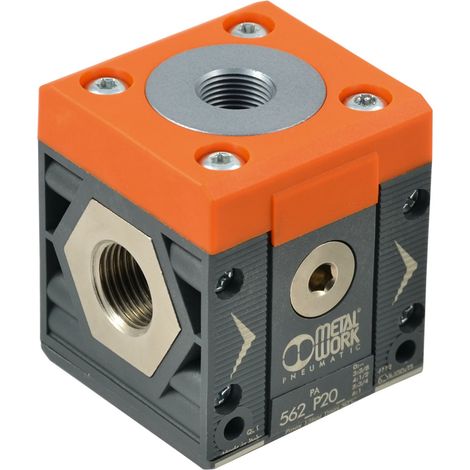 Riegler Luftabnahme 4-Wege »SYNTESI«, BG2, G 1, Abg. 1 x G 3/8, 3 x G 1/4