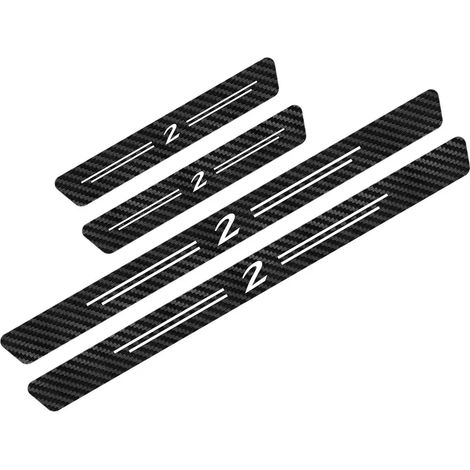 (Noir et rouge,pour 2) Pour Mazda Demio Biante 2 MX-5 BT-50 CX-5 CX-8 CX-9 CX-30 Premacy Skyactiv - Accessoires de seuil de porte - Autocollants (1/3)