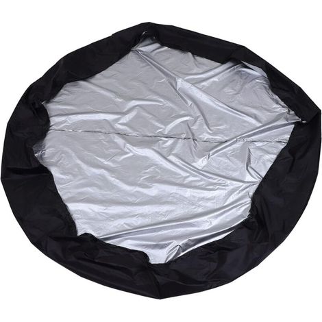 Abdeckungen und Zubehör Runde Whirlpoolabdeckung Schutzhülle für den Außenbereich Aufblasbare Whirlpoolabdeckung (19090 cm, schwarz) (1/5)