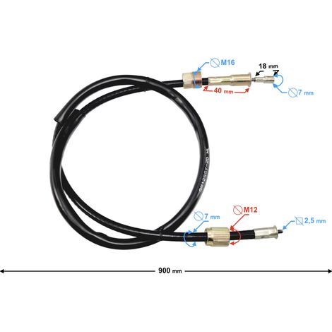 Cable del velocímetro para ciclomotor Volcano 50 / J 902 (1/3)
