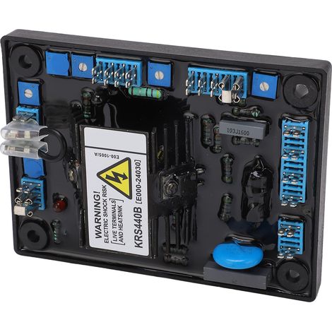 Régulateur de tension automatique KRS440B, stabilisateur de tension 100-264V pour générateur sans balais, contrôleur AVR de précision, pièce de rechange pour groupe électrogène. (1/5)