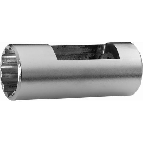 Facom – Douille longue 36mm Bi-Hexagone 1/2' – Longueur 87mm – Finition chrome pour durabilité – D27A (1/2)