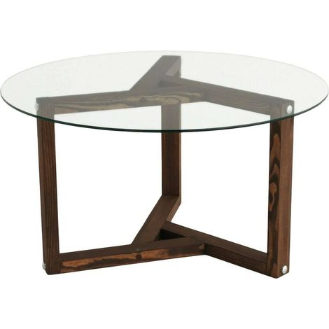 Dmora - Wohnzimmertisch Dperalt, Niedriger Wohnzimmertisch, Kaffeeregal, Couchtisch für Sofa, 75x75h40 cm, Taube (1/5)