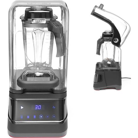 Batidora de sobremesa con control táctil, carcasa insonorizada, jarra sin BPA, 2,5 l, 1680 W