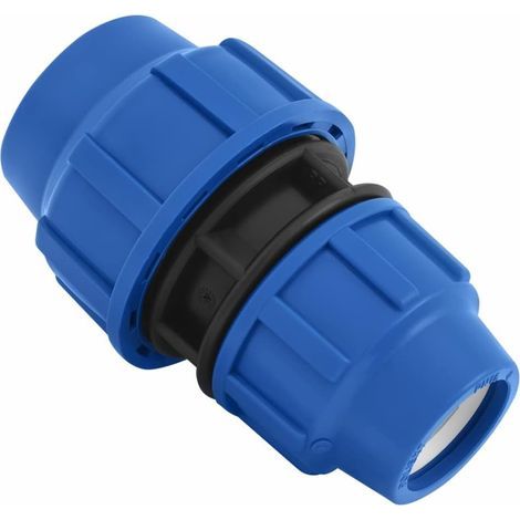 Réducteur de compression pour tuyaux MDPE PP 32 mm x 25 mm - Connecteur pour tuyau d’eau PE de compression 32mm x 25mm – Raccords de plomberie PN16 pour tuyaux PE80 et PE100-1 pièce (1/4)