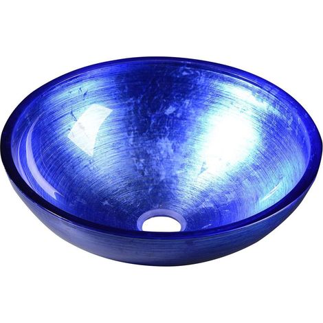 Sapho Murano - Glaswaschtisch BLU, 40x14 cm, blau AL5318-65