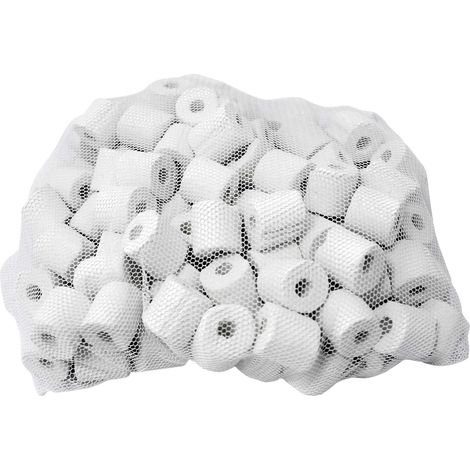 Anillos de cerámica 0,5kg para el asentamiento de bacterias nitrificantes, medios filtrantes