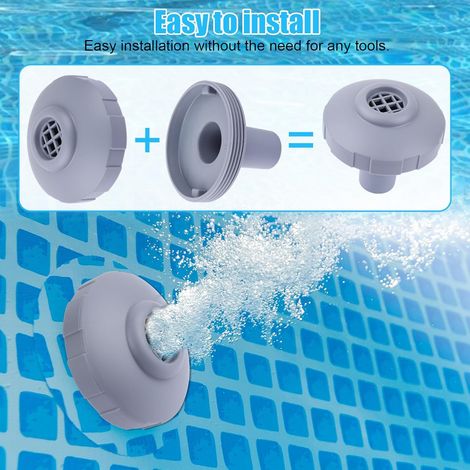 [Lot de 2] Coton filtrant de rechange pour filtres Intex 11070 et 12364. Coton filtrant haute efficacité pour une utilisation durable afin de garder l'eau de la piscine/du réservoir d'eau propre. (1/3)