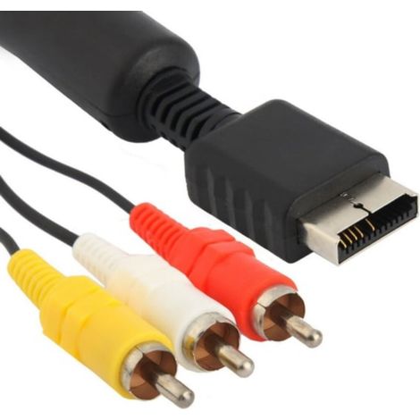 Câble AV composite pour PS3 et PS2, connecteur RCA pour consoles PlayStation (1/4)