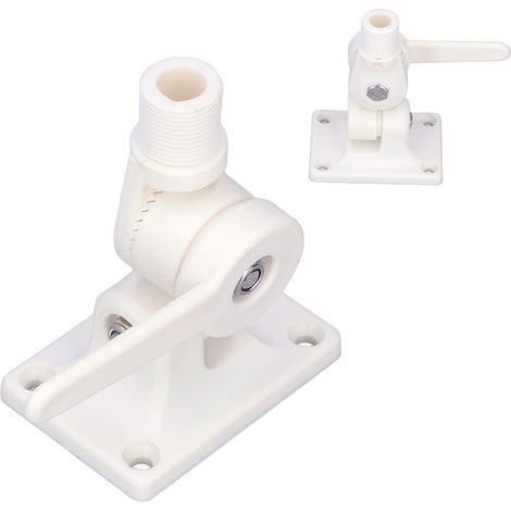 Support à cliquet double axe réglable en ABS, multifonctionnel et réglable, pour antennes marines et bateaux (1/5)