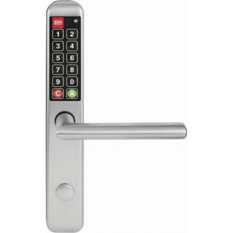 Serratura a codice elettronico Easykey Slim DOM METALUX - Interasse 70 mm - XS40SD7DL-10
