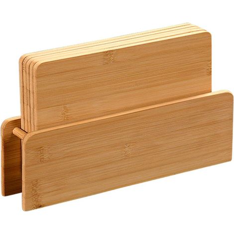 Set di 5 piccole tavolette di bambù