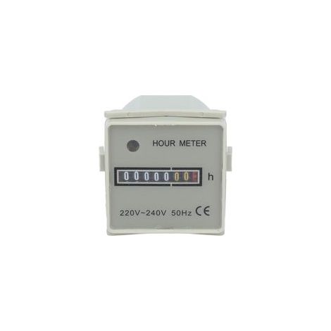 Compteur horaire compteur mécanique minuterie industrielle avec indicateur HM‑2/UWZ48 220‑240 V 0,3 W