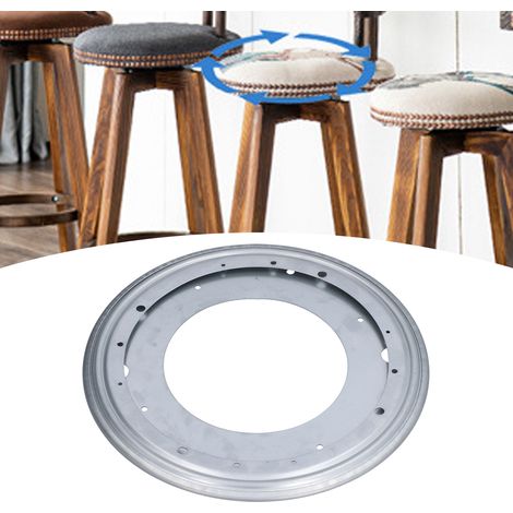 KY-617 Socle tournant rond creux galvanisé de 30,5 cm (12 pouces) avec serrure intelligente pour vitrine, étagère rotative, présentoir pour vêtements (1/5)