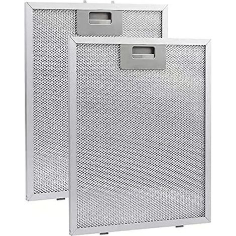 2 Pièces Filtres de Hotte Cuisine Filtre D'Aération D'Extracteur en Métallique 320X260mm Hottes à Graisse Cuisinière (1/4)