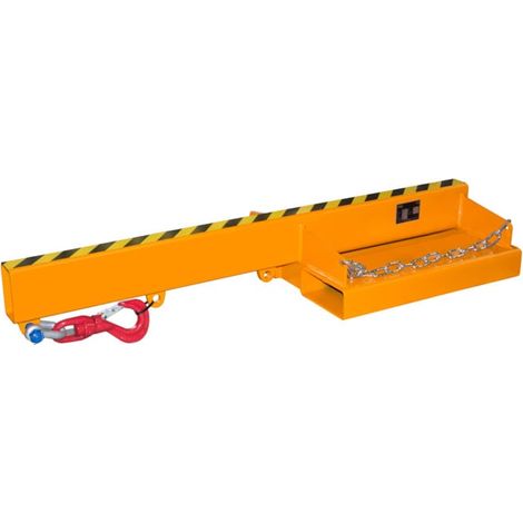 Bauer Südlohn Bras de levage LA 1600-5,0, peint, orange jaune