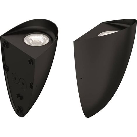 Elstead Vendela Lampada da parete per esterni a filo nero, 3000K, IP65 (1/5)