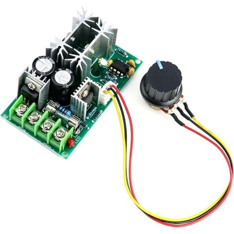 Régulateur de vitesse PWM 12V 24V 36V 48V 20A, Module d'entraînement haute performance, pour variateur LED ultra compact 20 A (1/4)
