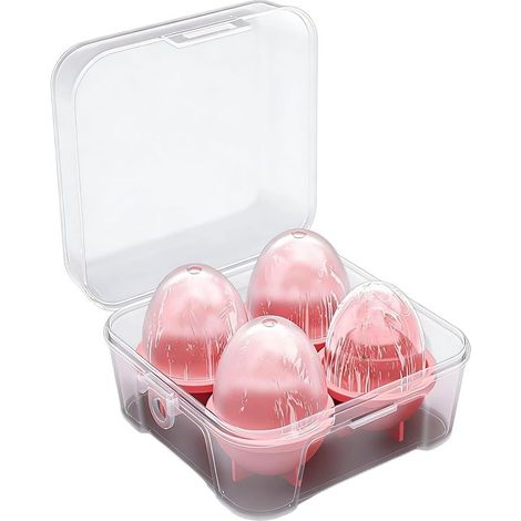 à Glaçons en Silicone Forme Œuf Démoulage Facile 4 Pièces (1/5)