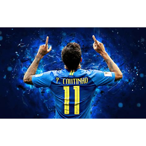Papier peint panoramique Football - Joueur de Foot - 130 cm x 81 cm (1/2)