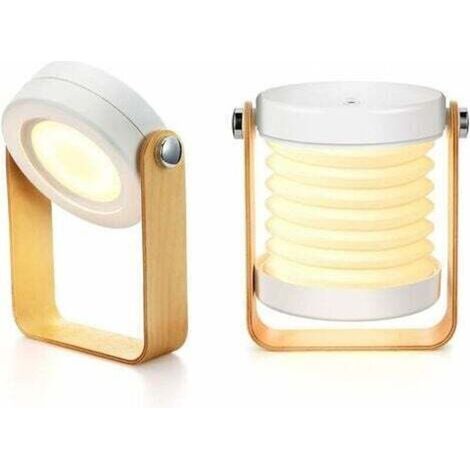 Lampe de chevet Dimmable Touch Light, Lampes de chevet portables pour lampe de chevet avec table de nuit portable Safe Night Light (1/4)