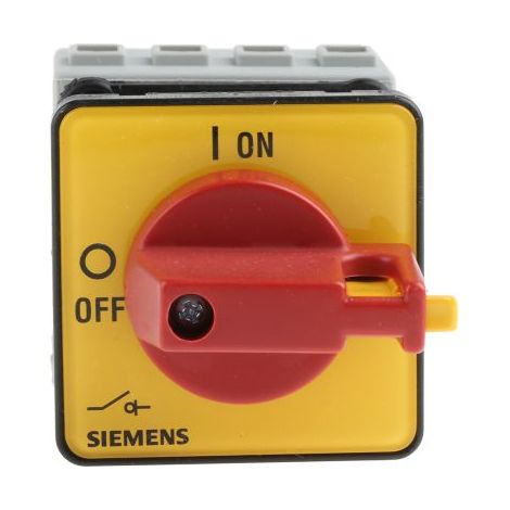Interrupteur-sectionneur Siemens, 3P+N, 16A, 690V c.a. ( Prix pour 1 )