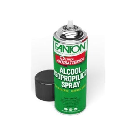 Spray désinfectant 400ml alcool isopropylique 97% – Élimine 99% des virus – Protection BioCote – Produit d'entretien pour cuisine – 24444AB – Fanton
