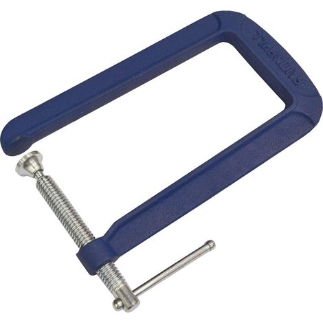 Faithfull FAIG8DT-TB 200 mm 8" G-Clamp Deep Gola con cappuccio 85 mm, multicolore