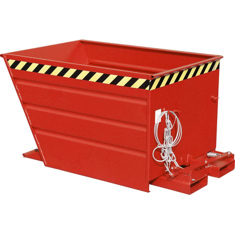 Bauer Südlohn Bac basculant VG 1100, peint, rouge feu (1/5)