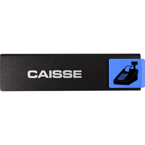 Plaque de porte Caisse - Europe design 175x45mm - 4260051