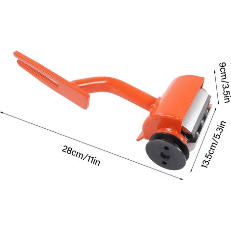Descortezadora/raspador multifuncional para motosierras, herramienta para descortezar madera con 6 cuchillas alargadas. (1/5)