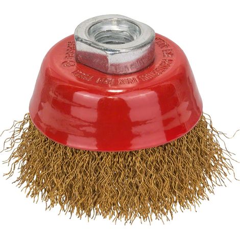 Bosch Accessories Spazzola a tazza, filo di ottone - 70 mm, 0,3 mm, M14 1608614020 1 pz. (1/3)