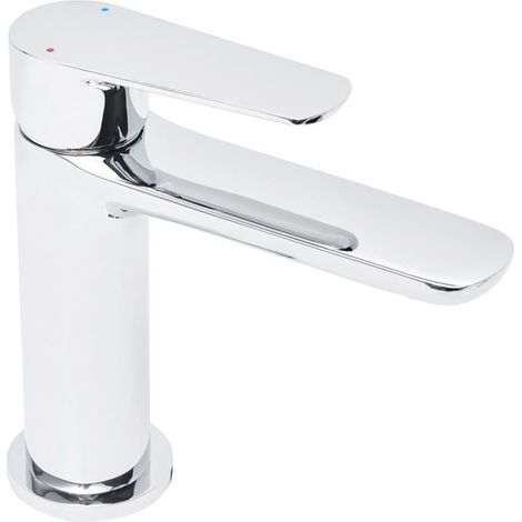 Swiss Aqua Technologies Mood mitigeur lavabo avec levier sans tirette, G3/8, chrome (SATBSMOOD271)
