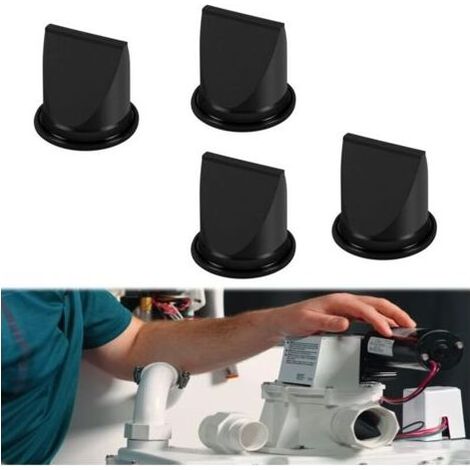 Satz mit 4 schwarzen 3,8-cm-DB-Ersatzventilen für Dometic 385310076 – Kompatibel mit Sealand S- und T-Serien-Vakuumerzeugern der Modelle S12D, S12DAB, S24D, S32D, S115A, S12 52A, S32, T12 und T24 (1/5)