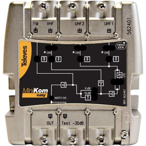 Central TV 4E/1S FM-VHF-UHF-UHF MiniKom 4G-LTE (1/2)