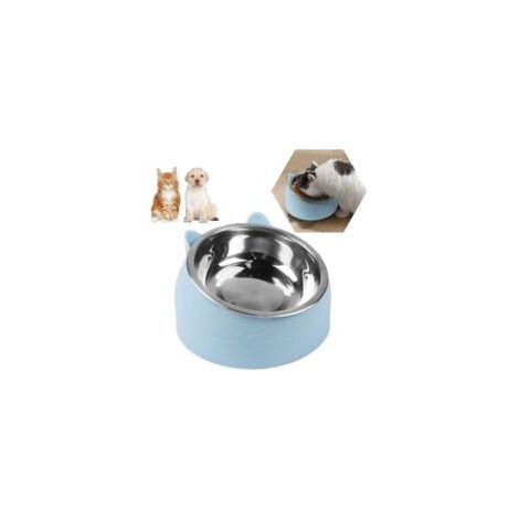 Gamelle surélevée pour chat, bleu nordique, inclinaison 15°, 400 ml. (1/5)