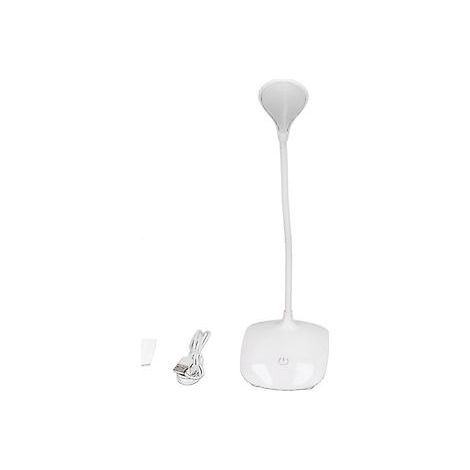 LED-Tischleuchte mit Touch-Steuerung, USB- und Batteriebetrieb, 3 Beleuchtungsmodi, flexibler Winkel, ideal für Kinder, Studentenwohnheime und Schlafzimmer