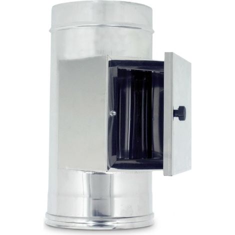Maka Modulo Raccolta Incombusti Canna Fumaria Doppia Parete Aria Inox Inox Ø 130 mm (esterno 180) (1/5)