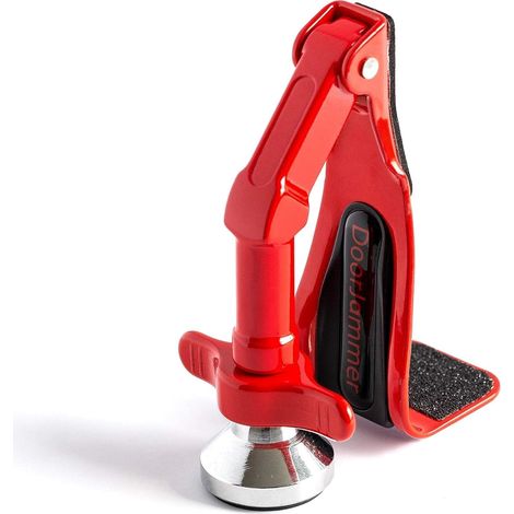 Serrure de sécurité pour porte, couleur rouge, pour installation domestique et usage quotidien.-AquaForge (1/5)