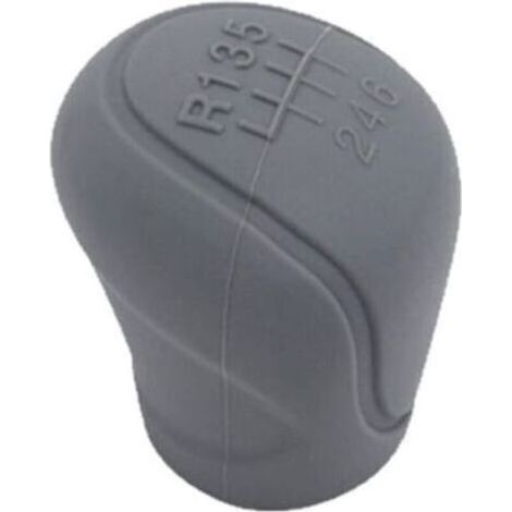 1 jeu de couvercles de pommeau de levier de vitesse en silicone (Gris), couvercle de protection universel pour pommeau de levier de vitesse de voiture, adapté pour Great Wall Haval H2S/H6/M6 (1/4)