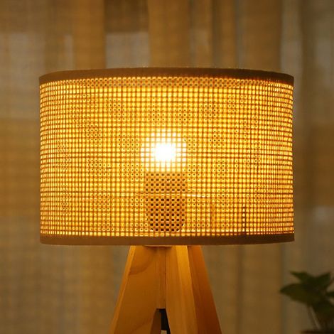 Lampenschirm aus Weidengeflecht – Handgefertigter Lampenschirm aus Rattan (1/5)