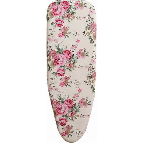 FleursHousse de table à repasser facile à installer, élastique, pour table à repasser standard (1/5)