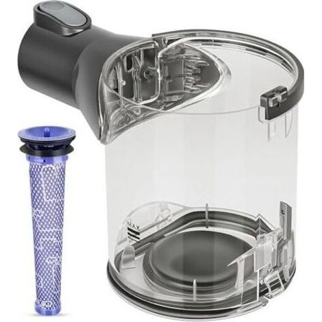Poubelle Collecteur Réservoir pour Dyson V6 Bac à Poussière Pièces Détachées DC58 DC59 DC62 DC74 Accessoire Conteneur Cuve Rechange pour Aspirateur Accessoires Dustbin (1/5)