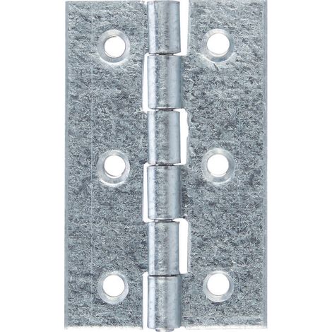 Charnière ordinaire 60x35 MONIN acier zingué blanc - J541550
