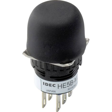 Idec HE5B-M2PB HE5B-M2PB Interruttore a bilanciere 125 V/AC, 30 V/DC 3 A 1 x On/Off/On Permanente (L x L x A) 20 x 20 x